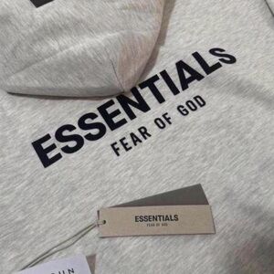 Essentials Light Gray Hoodie
